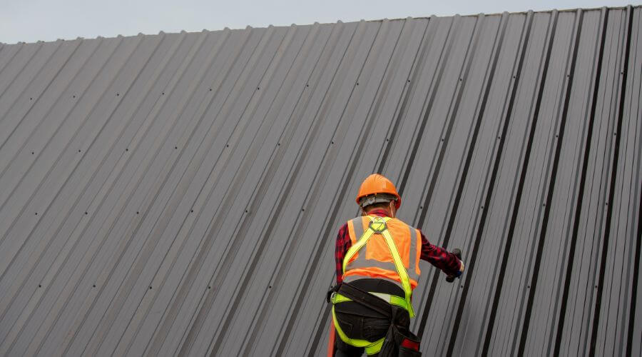 Professional metal roof installation services in Perry, MI
